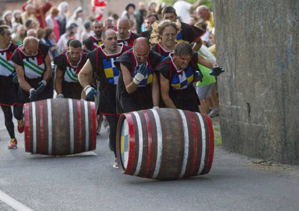 Palio dei Castelli, la corsa delle botti