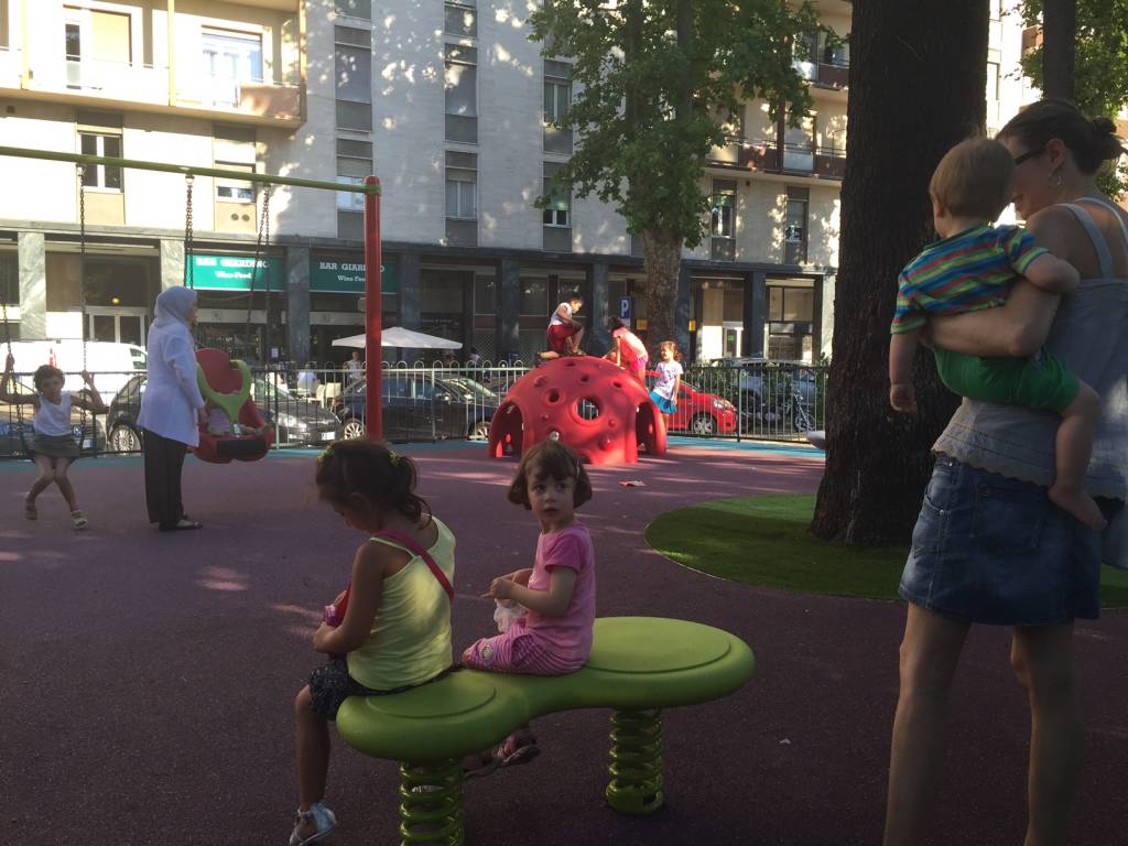 parchetto piazza Risorgimento Gallarate