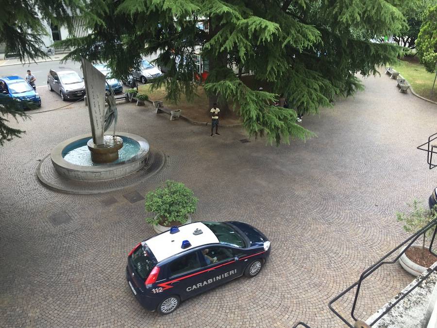 protesta profughi Samarate