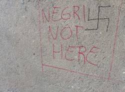 scritte razziste Verghera