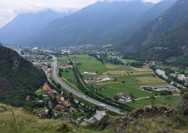 via francigena Chatillon Verres