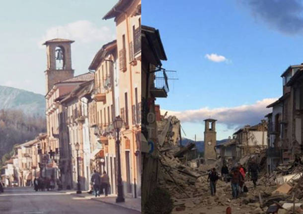 amatrice prima dopo terremoto