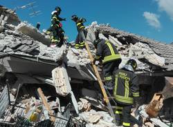 vigili del fuoco terremoto