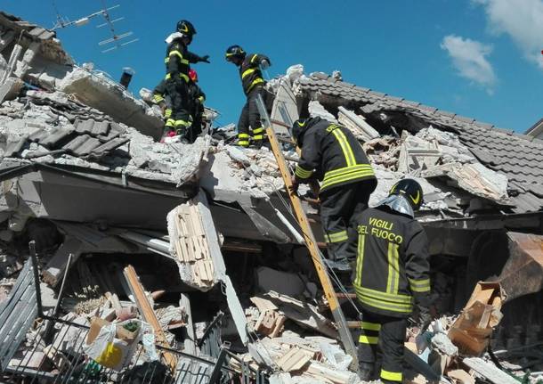 vigili del fuoco terremoto