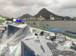 canottaggio maltempo olimpiadi rio