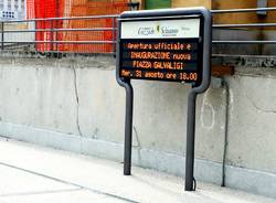 Piazza Galvaligi si prepara ad essere inaugurata