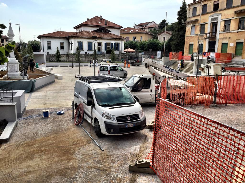 Piazza Galvaligi si prepara ad essere inaugurata