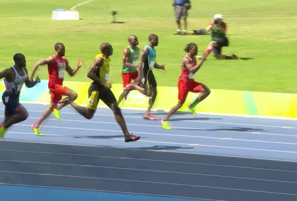 La prima gara sui 100 metri di Usain Bolt a Rio 2016