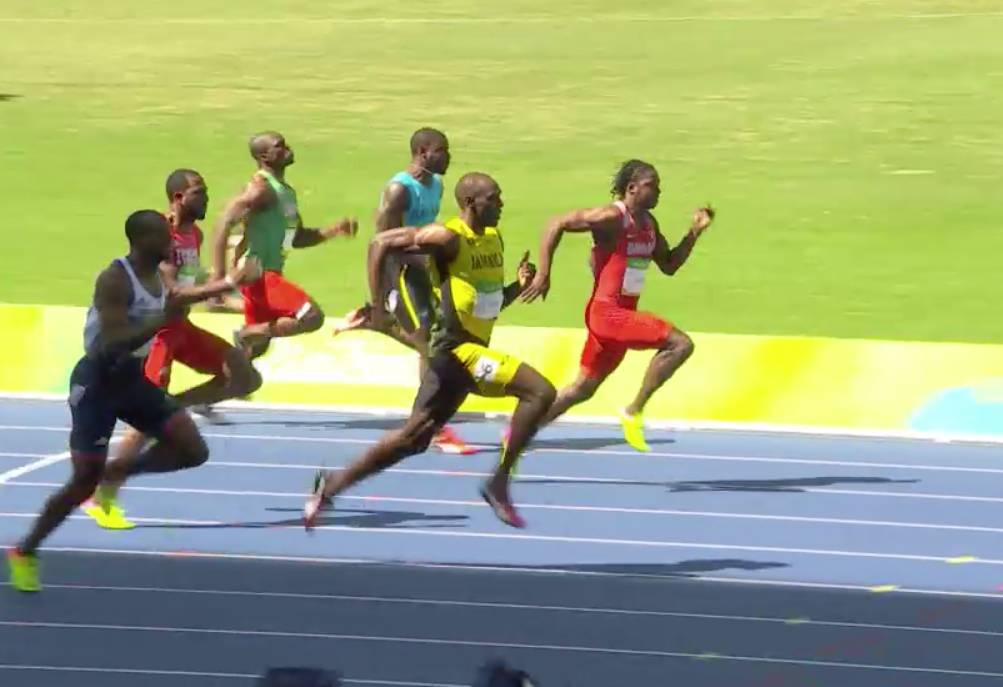 La prima gara sui 100 metri di Usain Bolt a Rio 2016