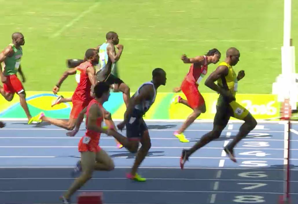 La prima gara sui 100 metri di Usain Bolt a Rio 2016