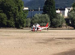 Soccorso in acqua a Germignaga