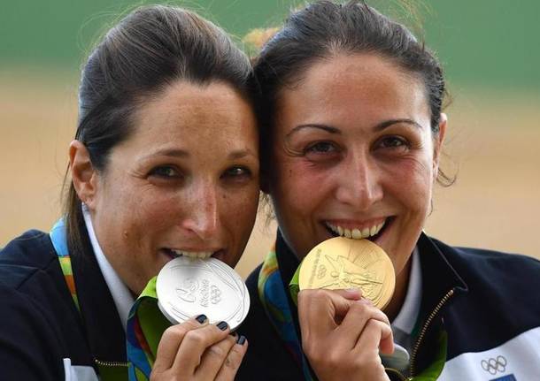 Chiara Cainero e Diana Bacosi