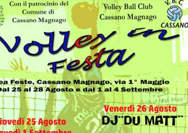 festa Volley Cassano Magnago