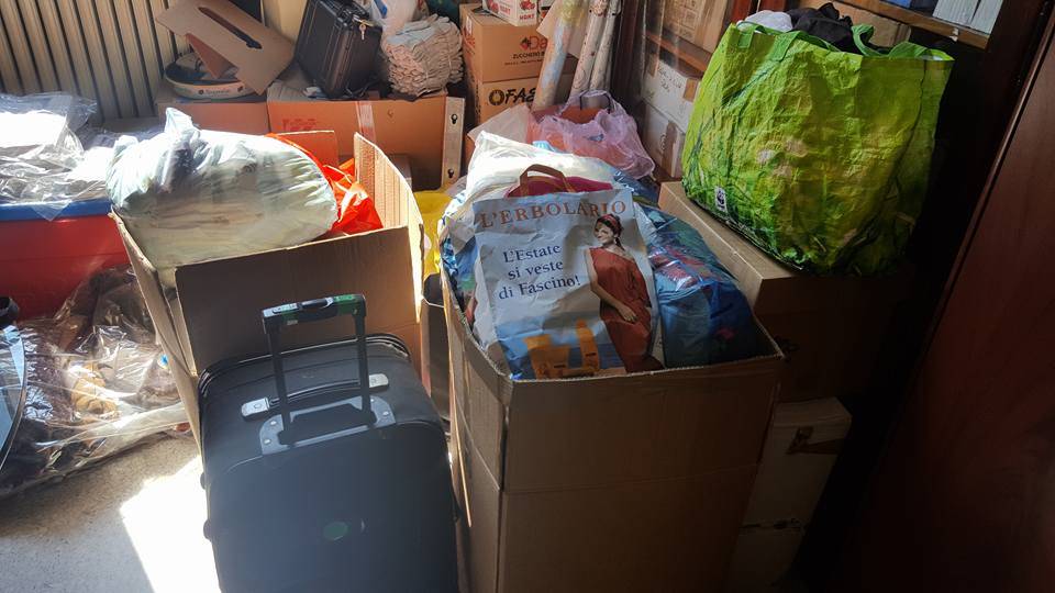 I bustocchi in fila per i terremotati