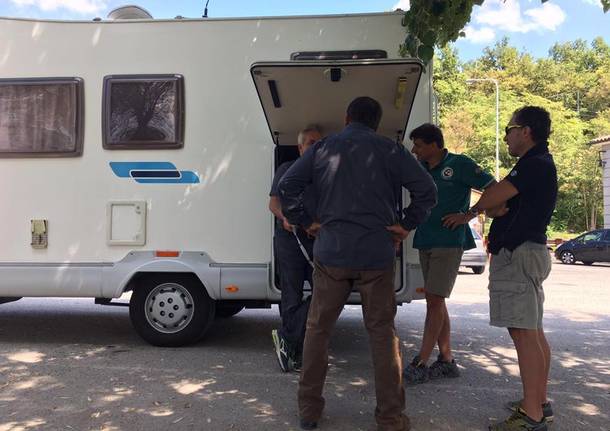 Il camper da Varese ad Amatrice