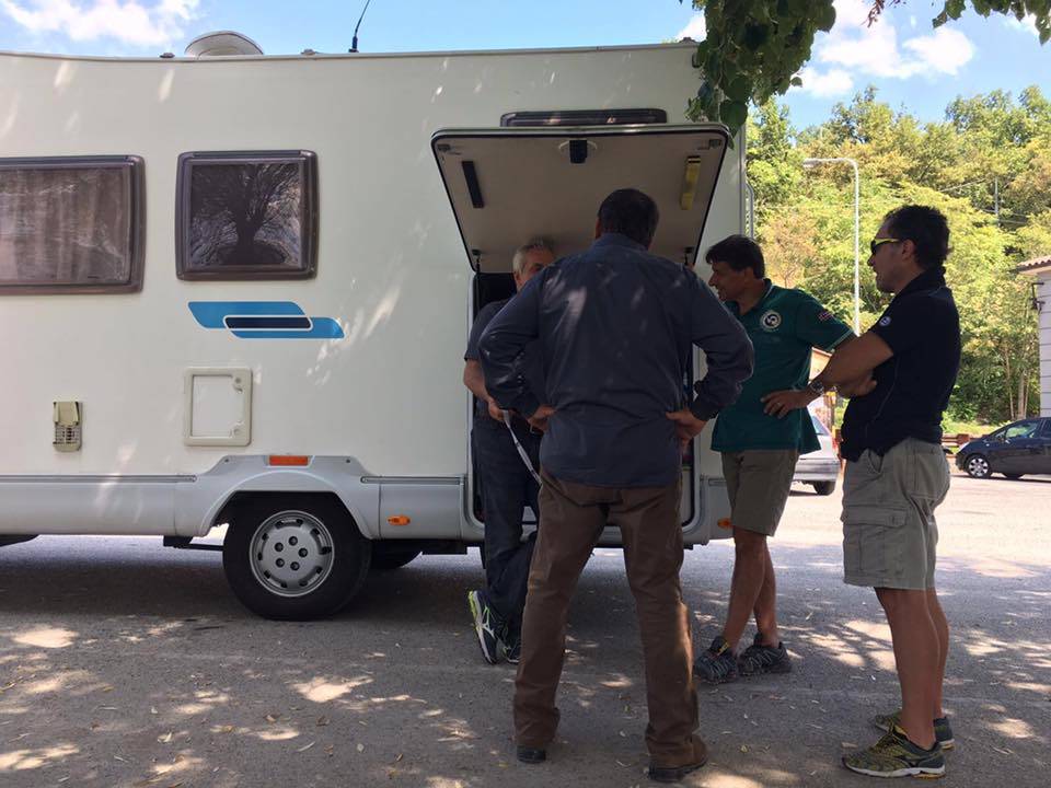 Il camper da Varese ad Amatrice