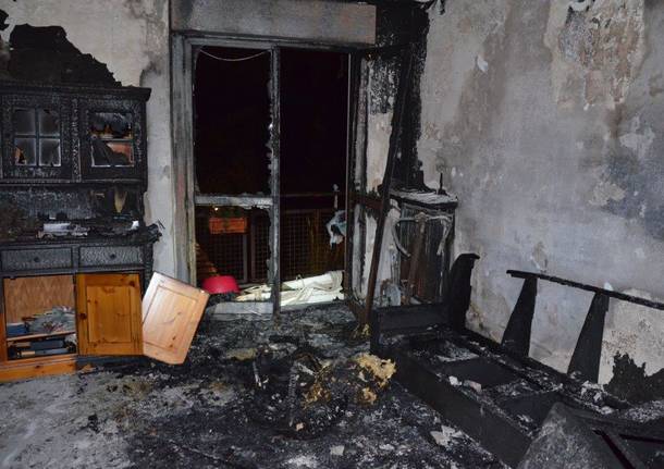 incendio abitazione samarate agosto 2016