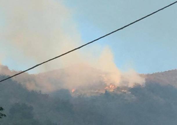 incendio in Liguria