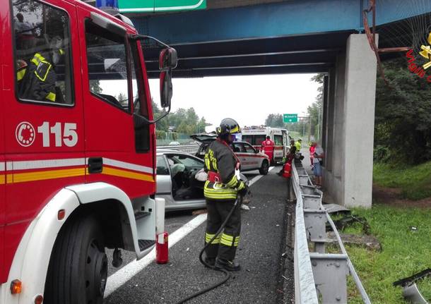 incidente autostrada besnate