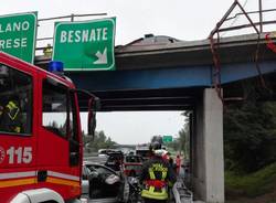 incidente autostrada besnate