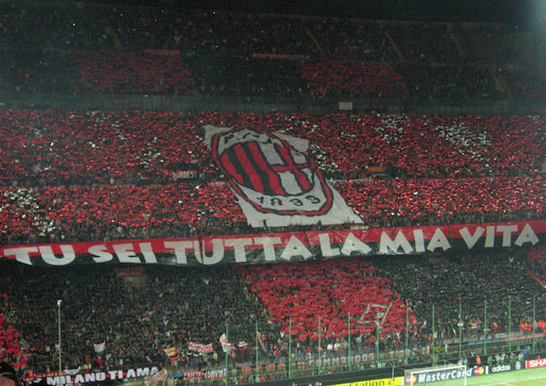 milan tifosi rossoneri san siro