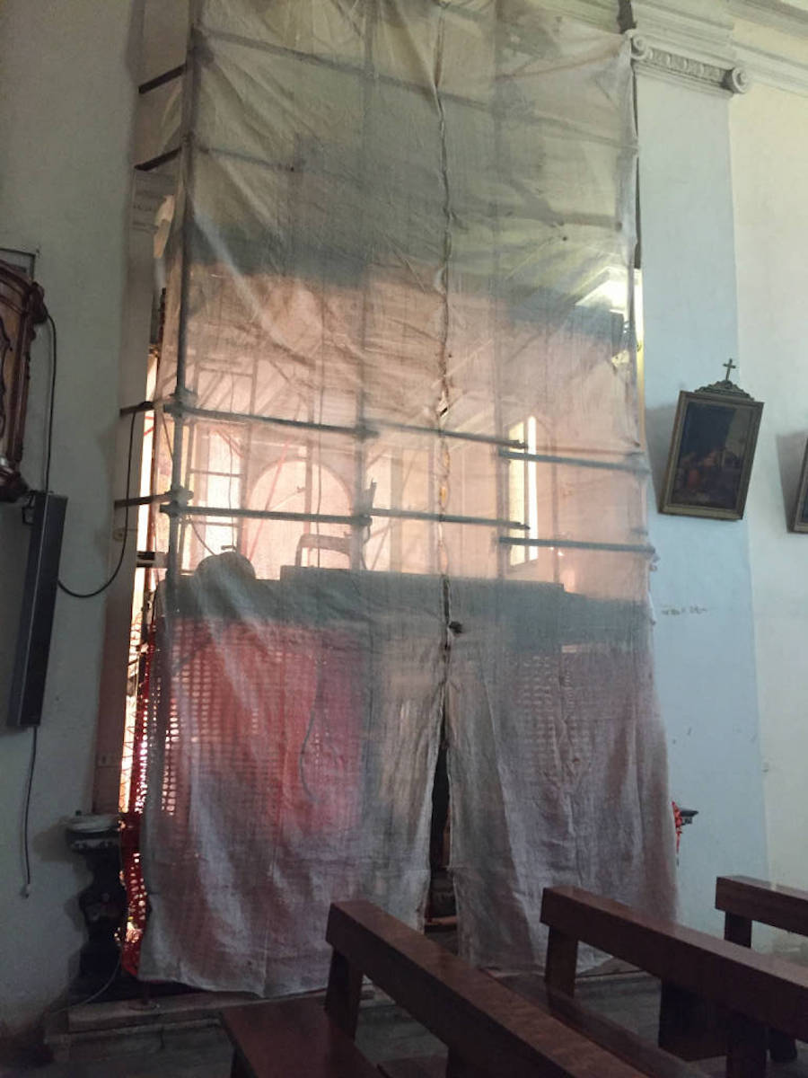 Restauri in Madonna in Campagna a Castiglione