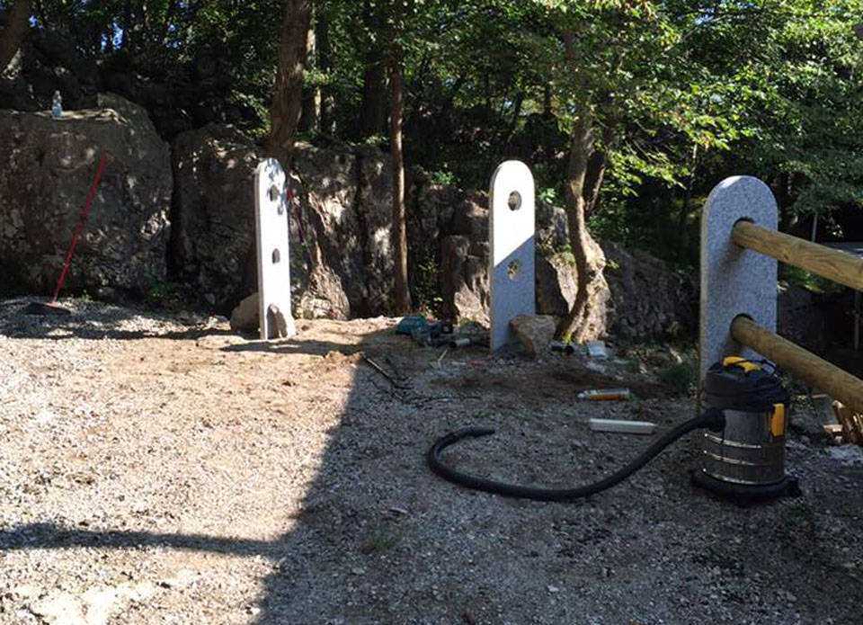 Saltrio - Rifugio monte Pravello sistemato dopo i vandalismi