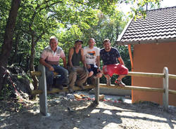 Saltrio - Rifugio monte Pravello sistemato dopo i vandalismi