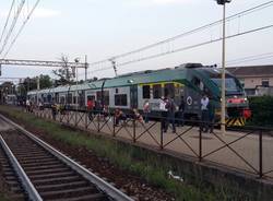 Stazione Vanzago pendolari ferrovia 