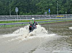 Temporali sulla provincia, strade allagate