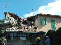 Terremoto a Rieti, le immagini dei Vigili del Fuoco