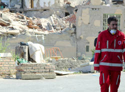 Terremoto a Rieti, le immagini dei Vigili del Fuoco