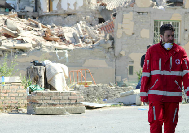 Terremoto a Rieti, le immagini dei Vigili del Fuoco