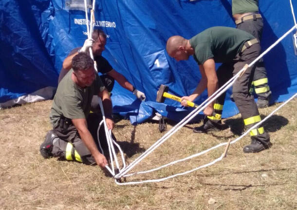 terremoto vigili del fuoco varese
