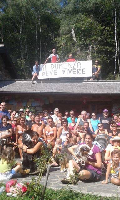 Un selfie per salvare il rifugio di Dumenza