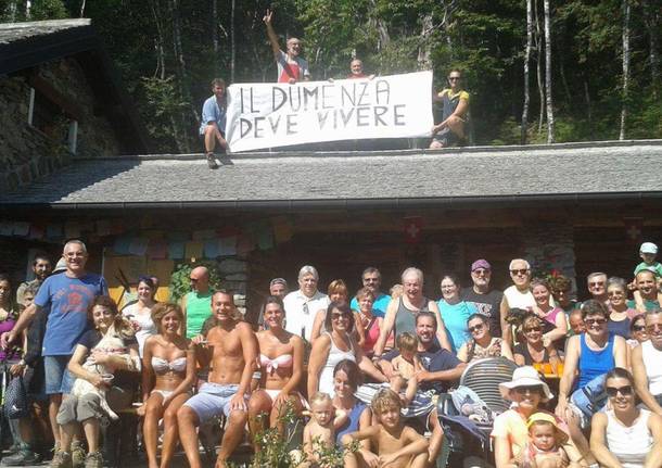 Un selfie per salvare il rifugio di Dumenza