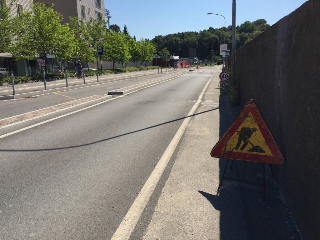 Via Borghi torna percorribile