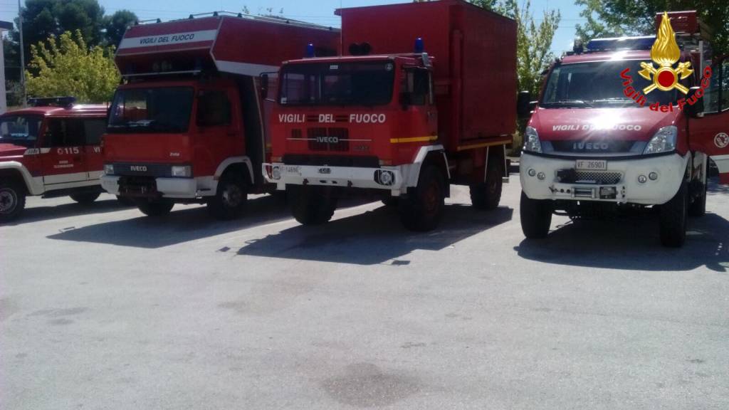 vigili del fuoco terremoto rieti agosto 2016