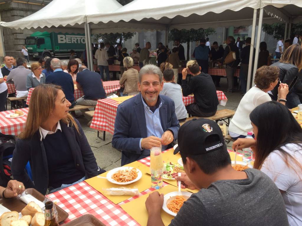Amatriciana solidale in piazza San Vittore 