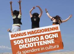 bonus cultura per i maggiorenni