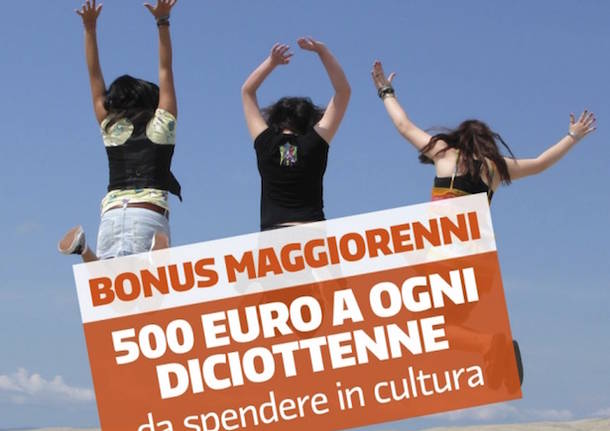 bonus cultura per i maggiorenni