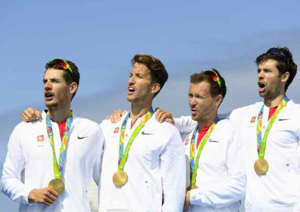 campioni olimpici canottaggio Svizzera Rio 2016