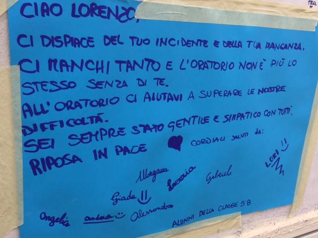 L\'ultimo saluto a Lorenzo Mazzini