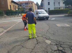 Il buco il piazza Libertà