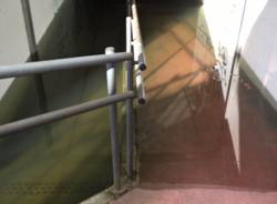 Cazzago Brabbia, sottopasso allagato