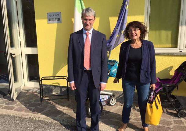 Davide Galimberti e Rossella Dimaggio in visita