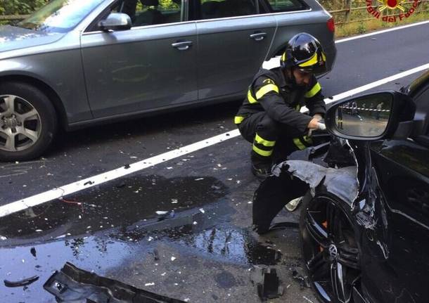 incidente strada Luino Cremenaga