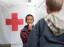 La ludoteca per i bambini terremotati