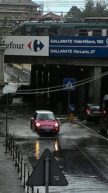 Nubifragio tra Busto e Gallarate, 16 settembre 2016