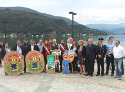 Porto Ceresio - L'inaugurazione della segnaletica stradale disegnata dai bambini